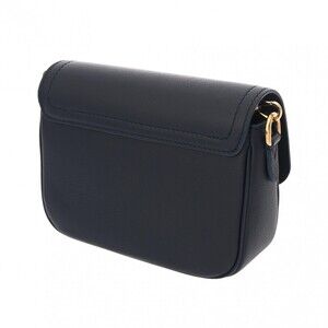 Louis Vuitton Lock Leather Calf Me Tender Chain Shoulder Grained Navy Blue Bag